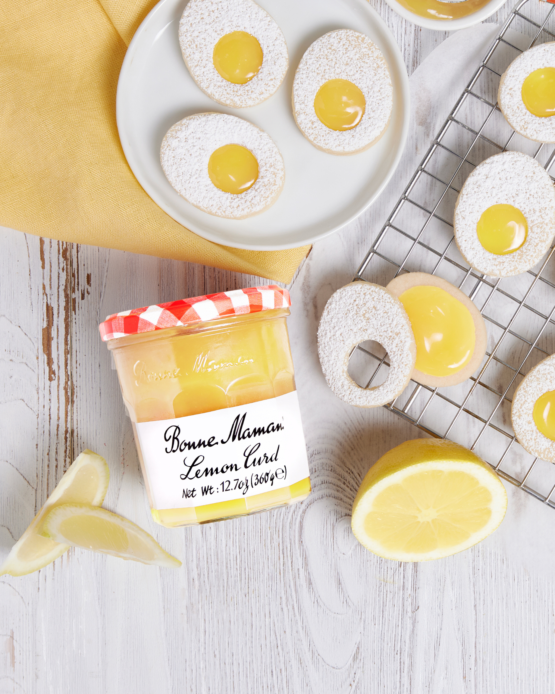 Easter Egg Lemon Curd Cookies Bonne Maman USA
