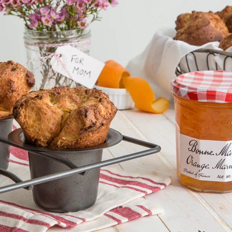 Savory Thyme Popovers with Tangy Orange Marmalade Bonne Maman USA