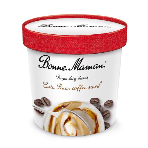 Costa Rican Coffee Swirl Frozen Dairy Dessert - Bonne Maman USA - 1