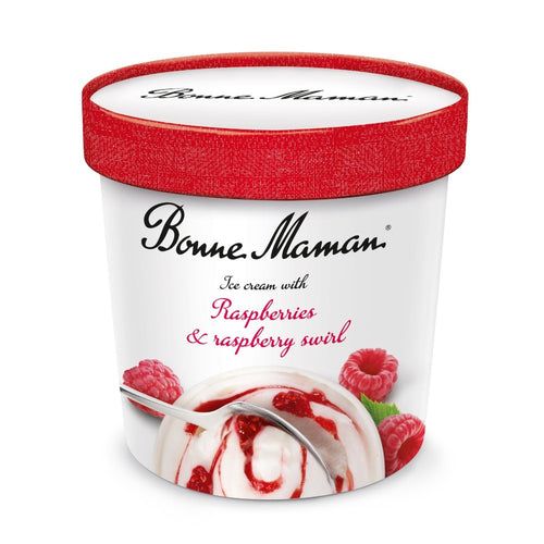 Raspberry Ice Cream - Bonne Maman USA - 1
