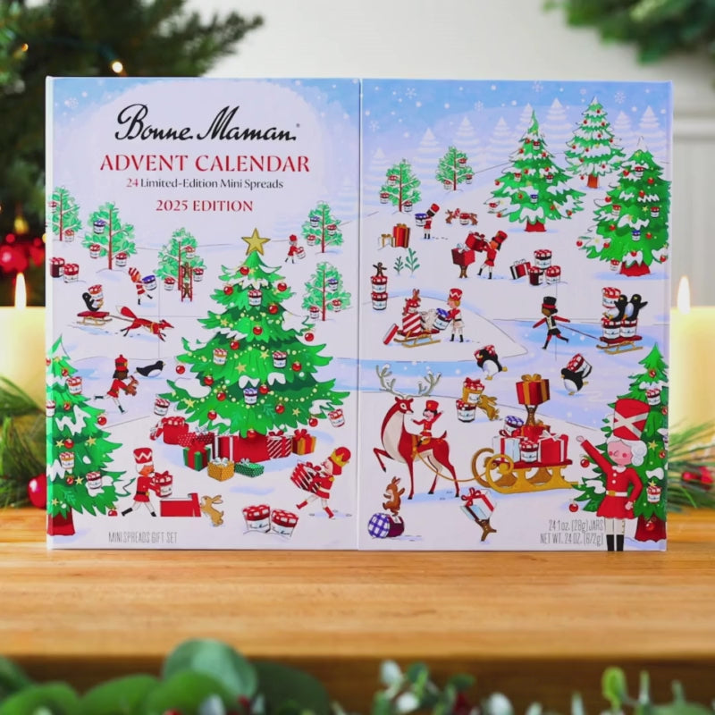 New 2025 Limited Edition Advent Calendar Bonne Maman USA