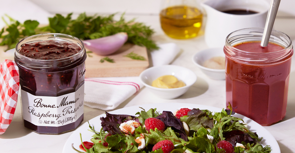 Raspberry Vinaigrette & Fresh Herb Salad